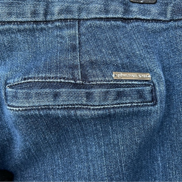 •Michael Kors• Ladies Blue Denim Cropped Pants - Size 10 - Picture 6 of 9